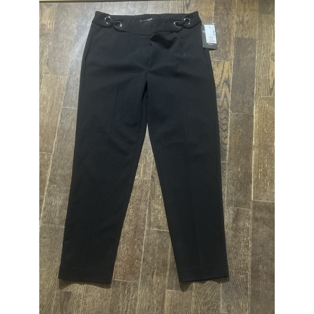 NWT, Size 8 ZAC & RACHEL Women's Black Ankle Pants